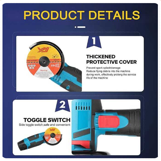 12 V Angle Handheld Portable Electric Grinder