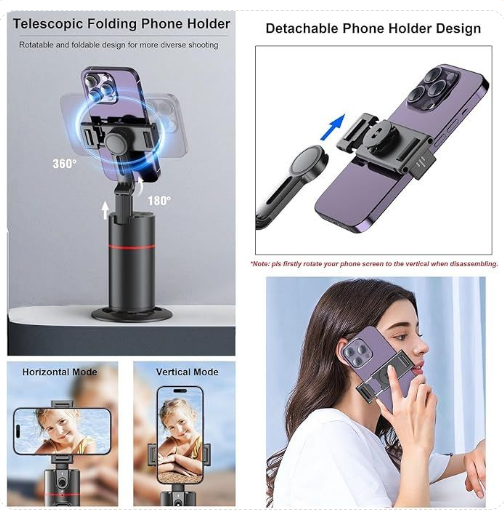 Auto Face Tracking Tripod – Hands-Free Filming Made Effortless