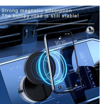 Magnetic Suction Car Phone Mount – Strong, Secure, and Convenient