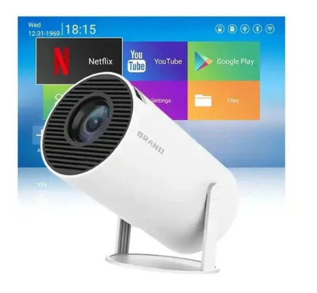 Mini Round Projector – Big Screen in a Compact Design