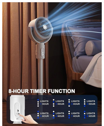 Standing Fan for Bedroom – Cool Comfort, Quiet Performance