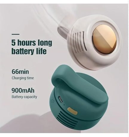 Portable Mini Bladeless Fan – Safe, Quiet & Refreshing