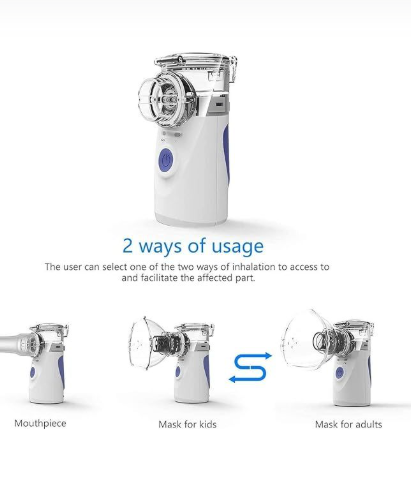 Handheld Mesh Inhaler Nebulizer – Portable Respiratory Relief
