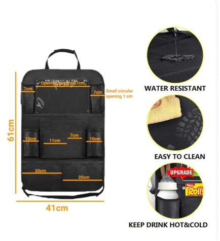 Car Seat Back Storage Bag – Organize Your Ride with Ease